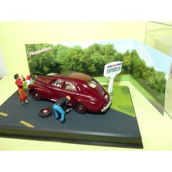 PEUGEOT 203 La Crevaison ALTAYA N7 Route Bleu 1:43