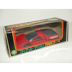 FIAT ABARTH 2000 COUPE Rouge Made in Japan MARUSHIN 1:43
