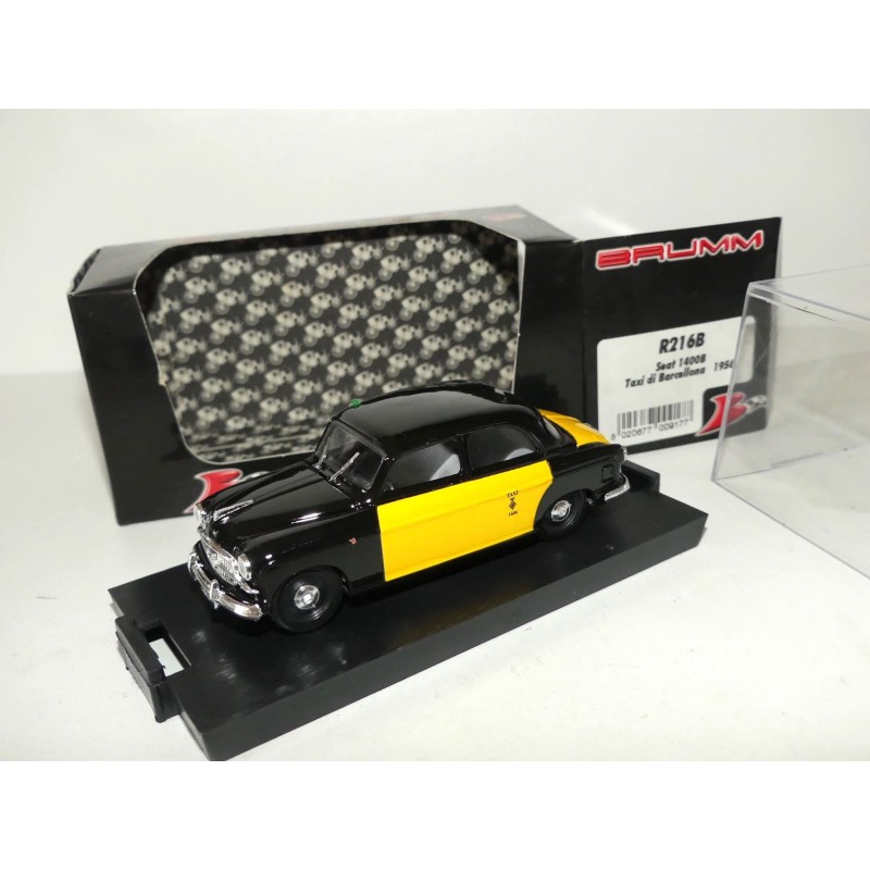 SEAT 1400 B TAXI DE BARCELONE 1956 BRUMM R216B 1:43