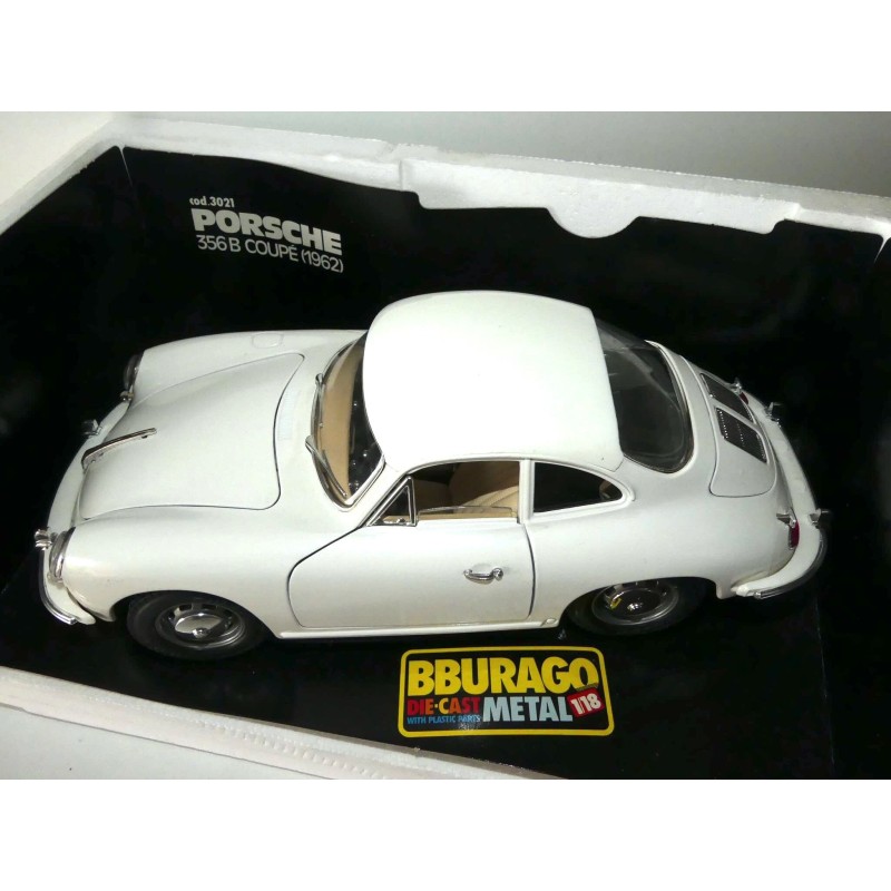 burago 1:24 1961 Porsche 356B Coupe - Plus
