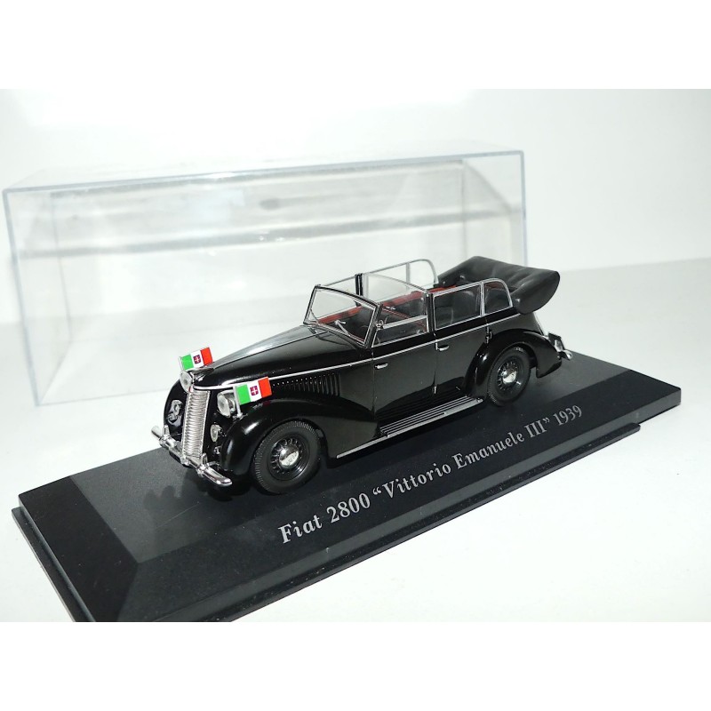 FIAT 2800 PRESIDENTIELLE VITTORIO EMANUELE III 1939 Noir ALTAYA 1:43