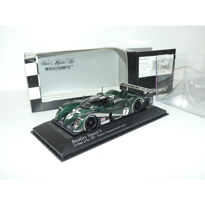 BENTLEY SPEED 8 N°7 LE MANS 2003 MINICHAMPS 1:43 1er