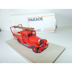 CAMION CITROEN C6 POMPIER 1929 PARADE MOMACO 1:43 imperfection