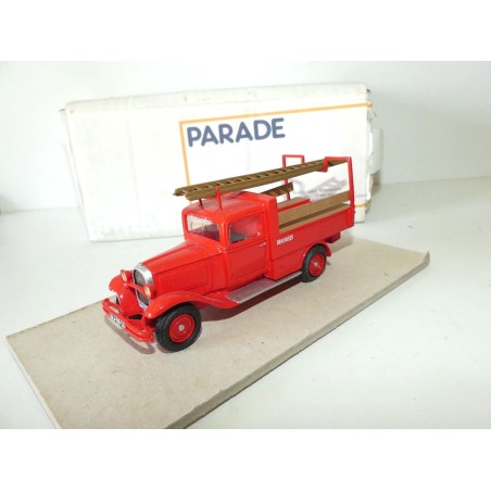 CAMION CITROEN C6 POMPIER 1929 PARADE MOMACO 1:43 imperfection