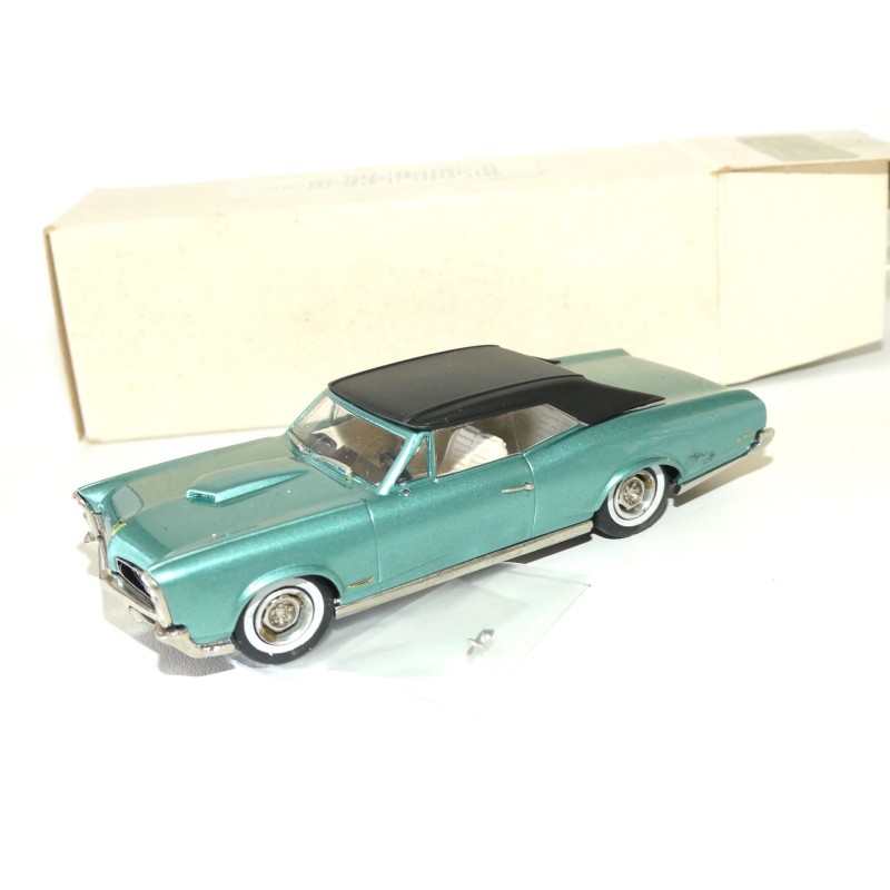 PONTIAC GTO HARD TOP 1966 Bleu MINIATURE CARS USA 1:43