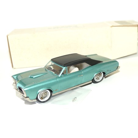 PONTIAC GTO HARD TOP 1966 Bleu MINIATURE CARS USA 1:43