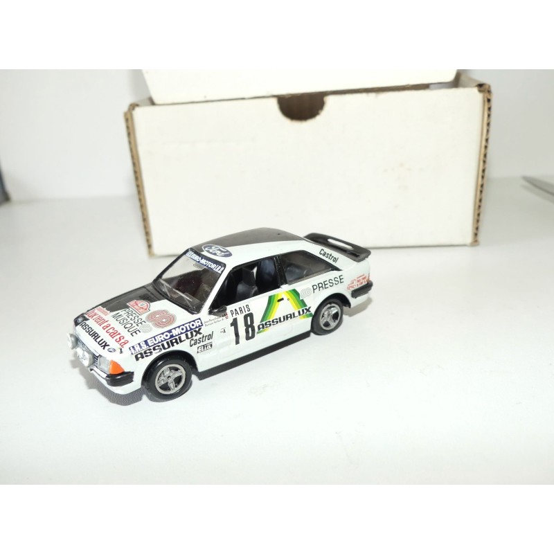 FORD ESCORT N°18 RALLYE MONTE CARLO 1983 J.R. DUBOIS Réalisation sur base SOLIDO 1:43