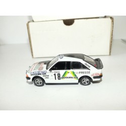 FORD ESCORT N°18 RALLYE MONTE CARLO 1983 J.R. DUBOIS Réalisation sur base SOLIDO 1:43