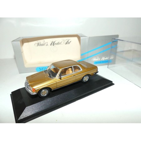 MERCEDES 230 CE COUPE W123 Gold MINICHAMPS 1:43