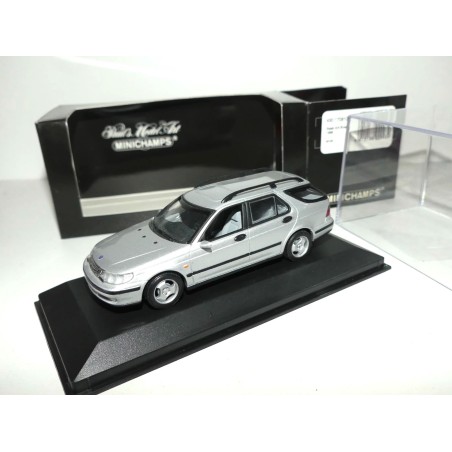 SAAB 9-5 BREAK 1999 Gris MINICHAMPS 1:43