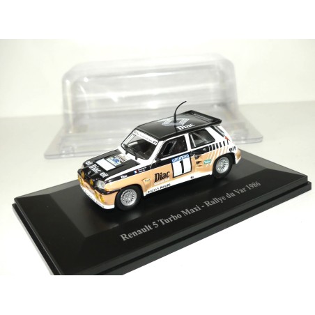 RENAULT 5 TURBO MAXI RALLYE DU VAR 1986 F. CHATRIOT ELIGOR PRESSE 1:43 1er