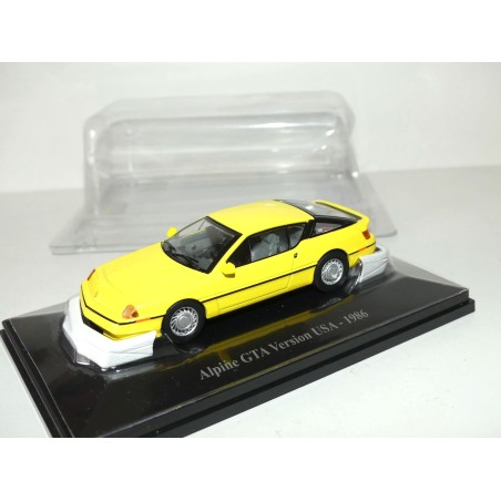 RENAULT ALPINE GTA VERSION USA 1986 Jaune ELIGOR PRESSE 1:43
