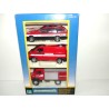 LOT DE 3 VEHICULES DE POMPIERS MERCEDES VW CARARAMA 1:43