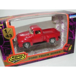 FORD F100 1956 Rouge TRUCK SERIES ROAD CHAMPS 1:43