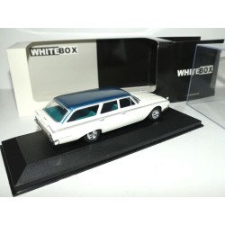 FORD RANCH WAGON 1960 Blanc et Toit Bleu WHITEBOX 1:43