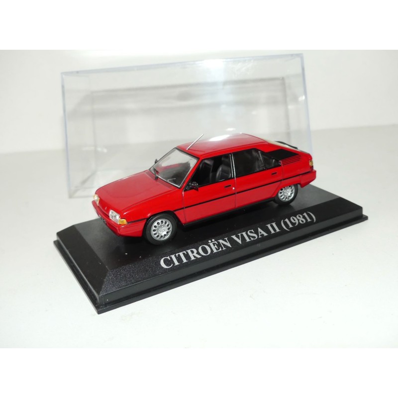 CITROEN BX 16 TRS 1983 Rouge ALTAYA 1:43 imperfection socle