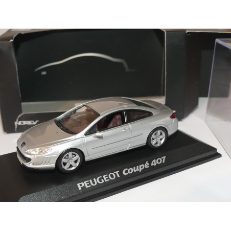 PEUGEOT 407 COUPE Gris Clair NOREV 1:43