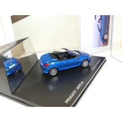 PEUGEOT 206 CC Bleu NOREV 1:43 imperfection