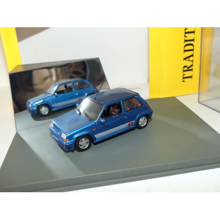 RENAULT 5 GT TURBO Bleu UNIVERSAL HOBBIES 1:43