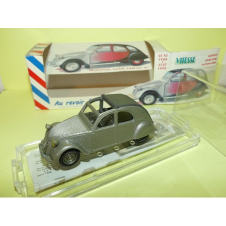 CITROEN 2CV Au revoir la Deuche N°3.868.631 gris VITESSE 530 1:43