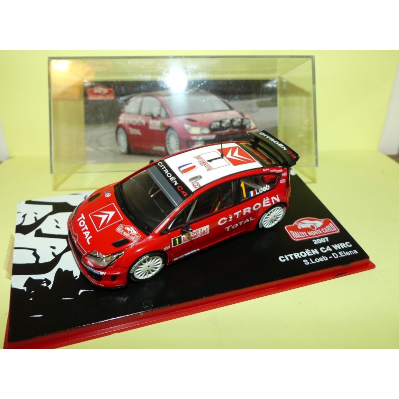 CITROEN C4 WRC MONTE CARLO 2008 LOEB ALTAYA 1:43 1er