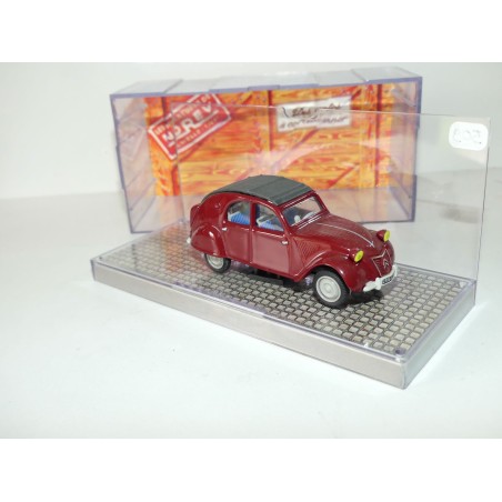 CITROEN 2CV MALLE BOMBÉE Bordeaux NOREV 1:43