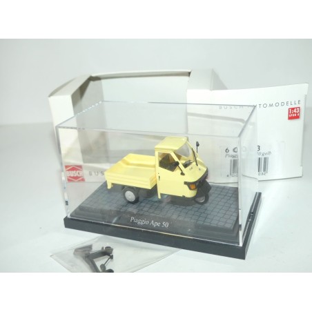 PIAGGIO APE 50 Jaune BUSH 1:43