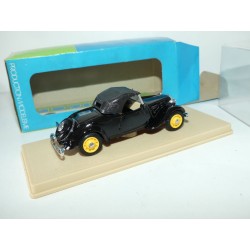 CITROEN TRACTION 7C CABRIOLET CAPOTE Noire et Noir ELIGOR 1002 1:43