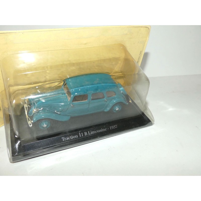 CITROEN TRACTION 11 B LIMOUSINE 1937 Vert UNIVERSAL HOBBIES 1:43 blister