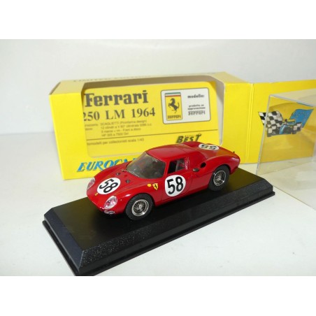 FERRARI 250 LM N°58 LE MANS 1964 BEST EUROCAR EUR002 1:43