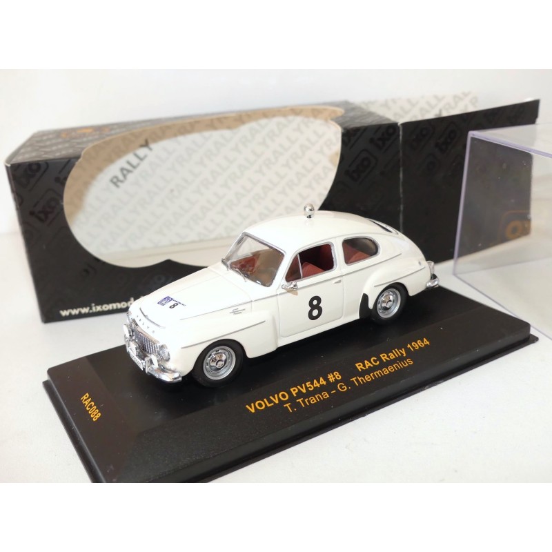 VOLVO PV544 N°8 RAC RALLYE 1964 T. TRANA IXO RAC088 1:43