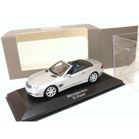 MERCEDES CLASSE SL Phase 1 R230 Gris MINICHAMPS 1:43