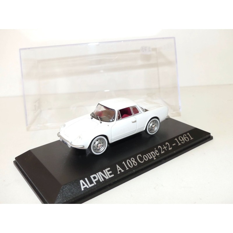 RENAULT ALPINE A108 COUPE 2+2 1961 Blanc NOREV Collection M6 1:43