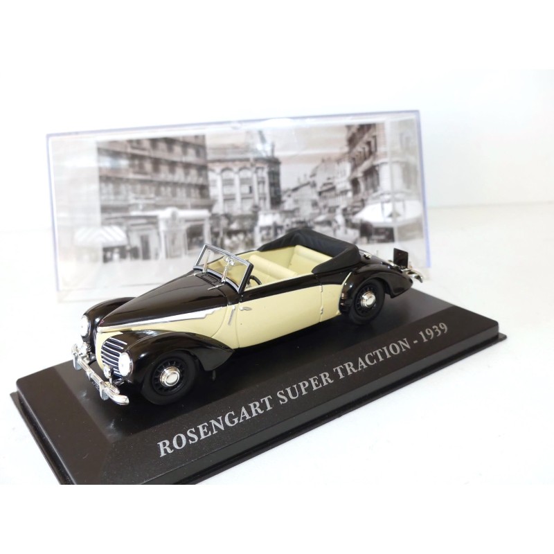 ROSENGART SUPER TRACTION 1939 Beige et Noir ALTAYA 1:43