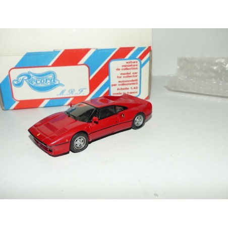 FERRARI GTO Rouge KIT Monté RECORD 1:43