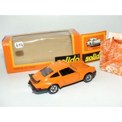 PORSCHE 911 TURBO Orange SOLIDO GAM2 N°63 1:43