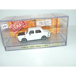 SIMCA 1000 RALLYE 1 1972 Blanc et Noir NOREV 1:43