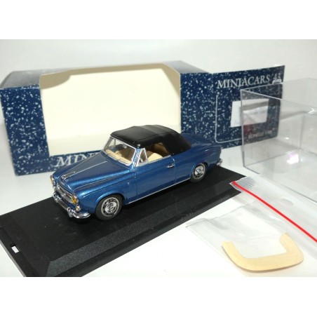 PEUGEOT 403 CABRIOLET CAPOTE 1957 Bleu KIT MINIACARS 43 1:43