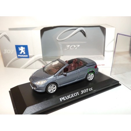 PEUGEOT 307 CC Phase 2 Gris Foncé NOREV 1:43 imperfection