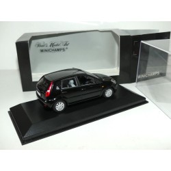FORD FIESTA MK V 5 Portes 2001 Noir MINICHAMPS 1:43