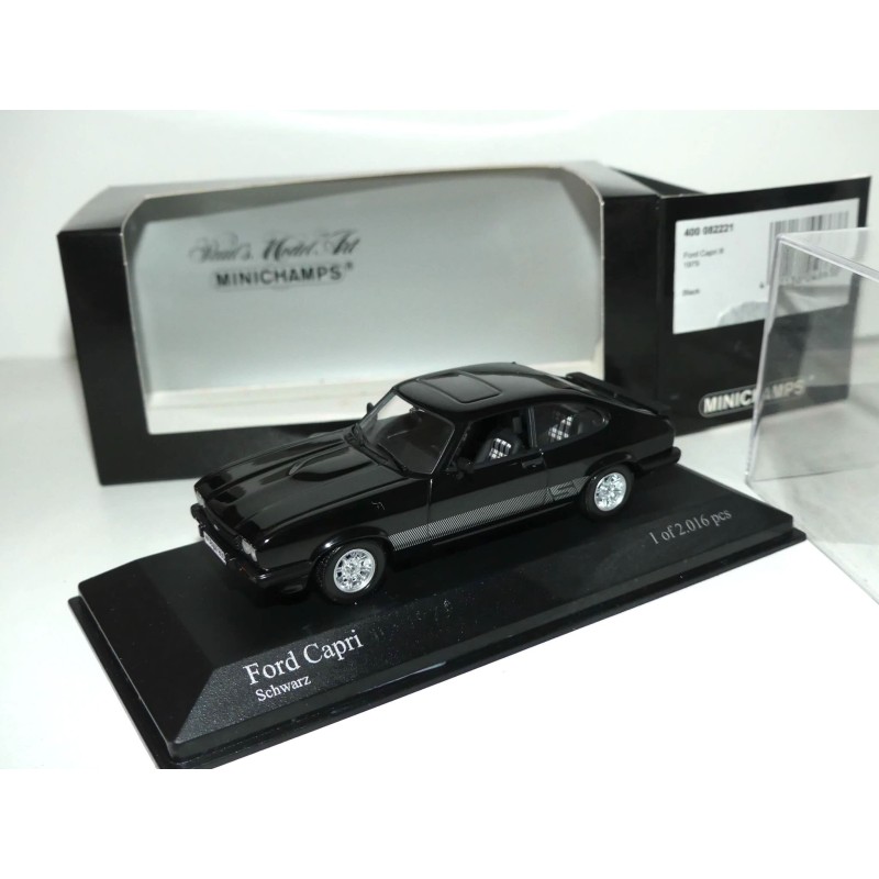 FORD CAPRI III 1979 Noir Black MINICHAMPS 1:43