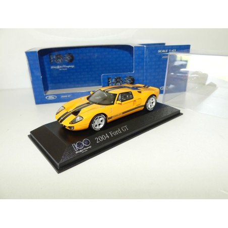 FORD GT 40 2004 Orange Bande Noir MINICHAMPS 1:43