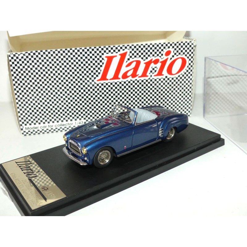 FERRARI 212 INTER CABRIOLET GHIA GENEVE 1952 Bleu ILARIO 1:43