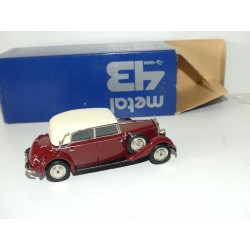 MERCEDES 230 1937 Bordeaux WESTERN MODEL METAL 43 1:43