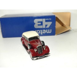 MERCEDES 230 1937 Bordeaux WESTERN MODEL METAL 43 1:43