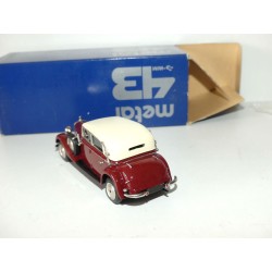 MERCEDES 230 1937 Bordeaux WESTERN MODEL METAL 43 1:43