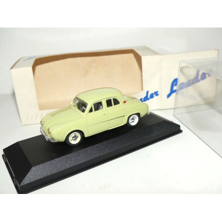 RENAULT DAUPHINE Jaune Vert CORTEZ MODELE CLUB 2002 LEADER 1:43