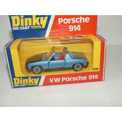 VW PORSCHE 914 Bleu DINKY TOYS 208 1:43