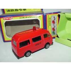 CAMION FOURGONNETTE POMPIER Made in Japan CARAVAN 1:43