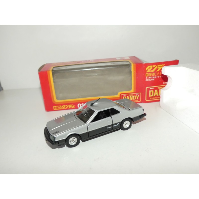NISSAN SKYLINE 2000 RS Gris Made in Japan TOMICA DANDY 1:43